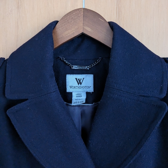 Purple Double-Breasted Coat - Picture 5 of 5